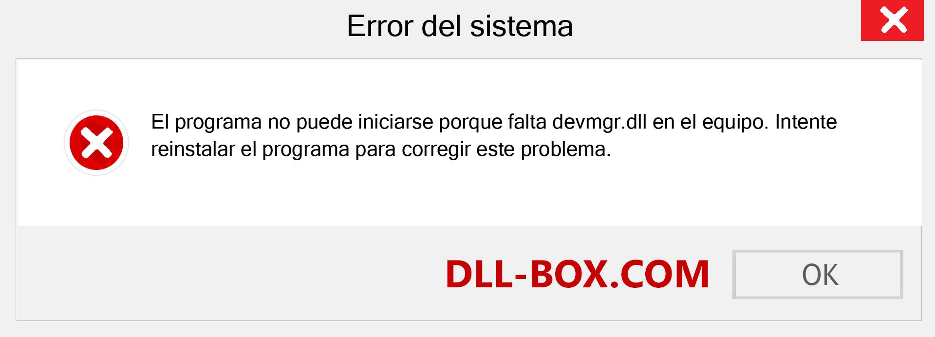 ¿Falta el archivo devmgr.dll ?. Descargar para Windows 7, 8, 10 - Corregir devmgr dll Missing Error en Windows, fotos, imágenes