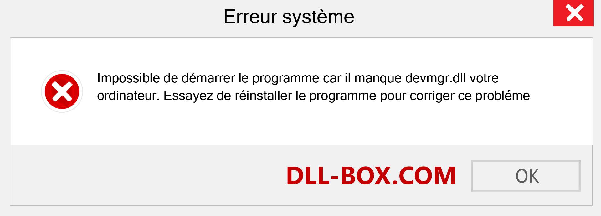 Le fichier devmgr.dll est manquant ?. Télécharger pour Windows 7, 8, 10 - Correction de l'erreur manquante devmgr dll sur Windows, photos, images