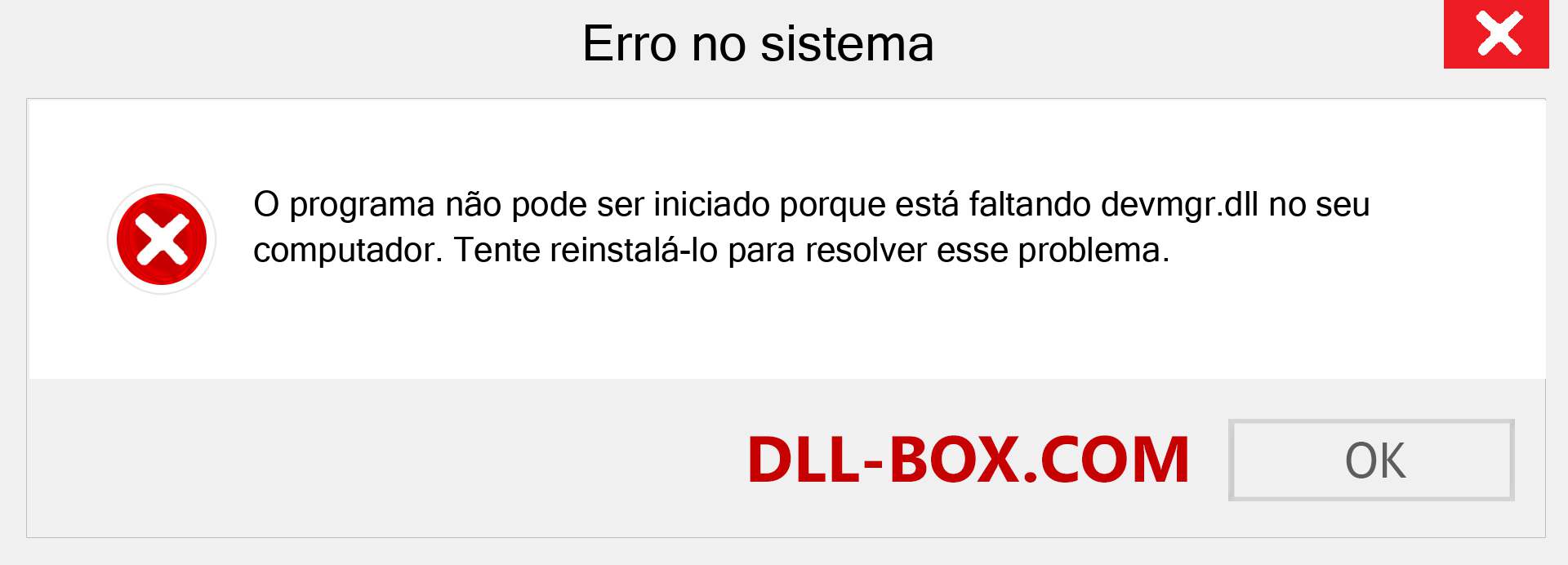 Arquivo devmgr.dll ausente ?. Download para Windows 7, 8, 10 - Correção de erro ausente devmgr dll no Windows, fotos, imagens